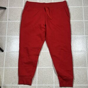 Women's Red amazon‎ essentials Jogger Sweatpants Size M